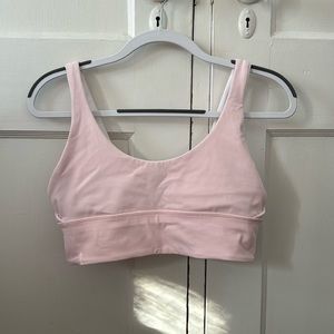 Lululemon Reversible White and Strawberry Milkshake Align Bra